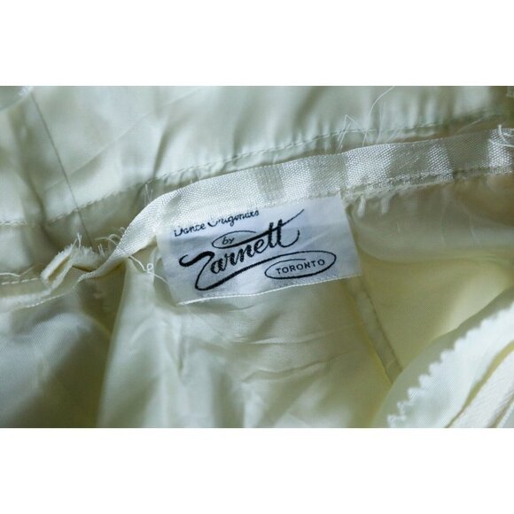 Vintage Pastel Yellow Empire Waist Cottage Core Summer Dress Small - Picture 12 of 12